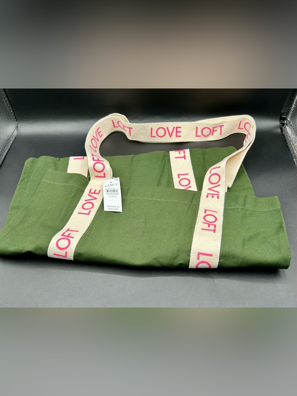 LOFT Canvas Tote Bag.